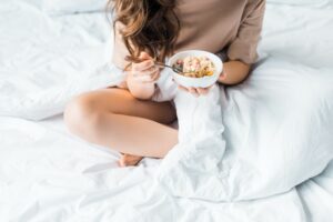 Avena en el desayuno